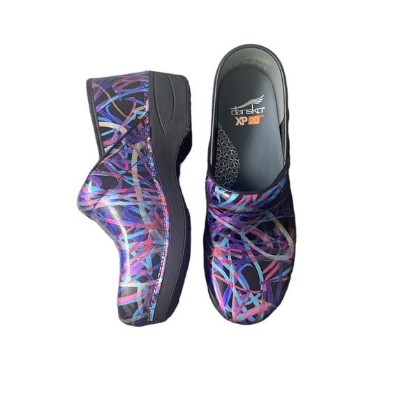 Dansko New Women's XP 2.0 Clogs Ribbon Patent size 38 - Picture 4 of 12